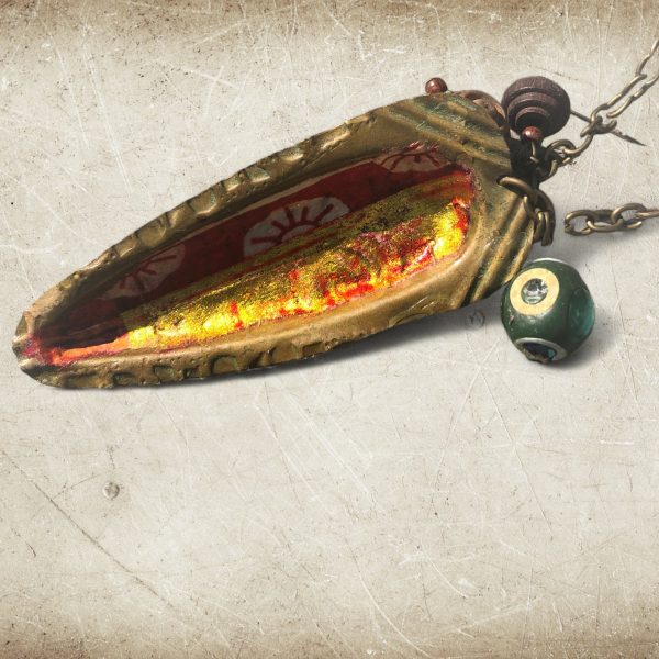 Vintage Brass Amulet