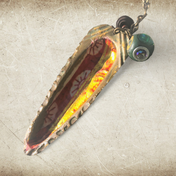Vintage Brass Amulet