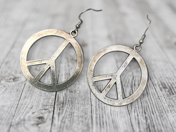 Vintage Peace Earrings