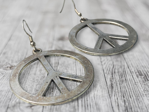 Vintage Peace Earrings