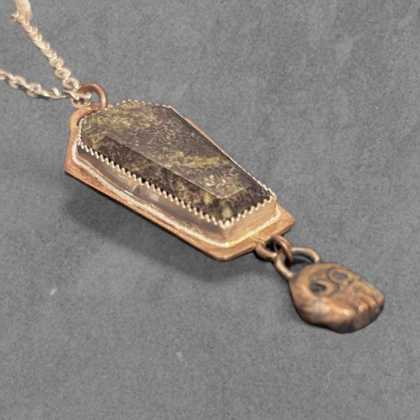 Jasper & Copper Coffin