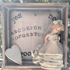 Handmade Wooden Ouija Board Box with Ghost Bride