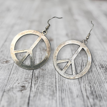 Vintage Peace Earrings